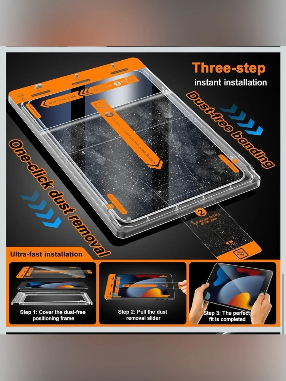 Tempered Glass Screen Protector for Tablet - Clear